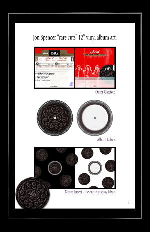 Jon Spencer Blues Explosion Rare Cuts — 12 Inch Vinyl Packaging System, VOX Recordings, Abraxas Studio